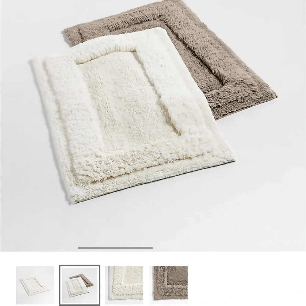 Crate and barrel bath rug 3 of them